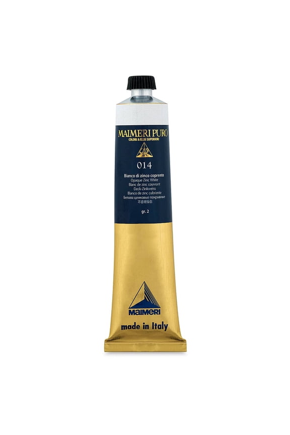 Puro Oil Color - Opaque Zinc White, 80 ml Tube