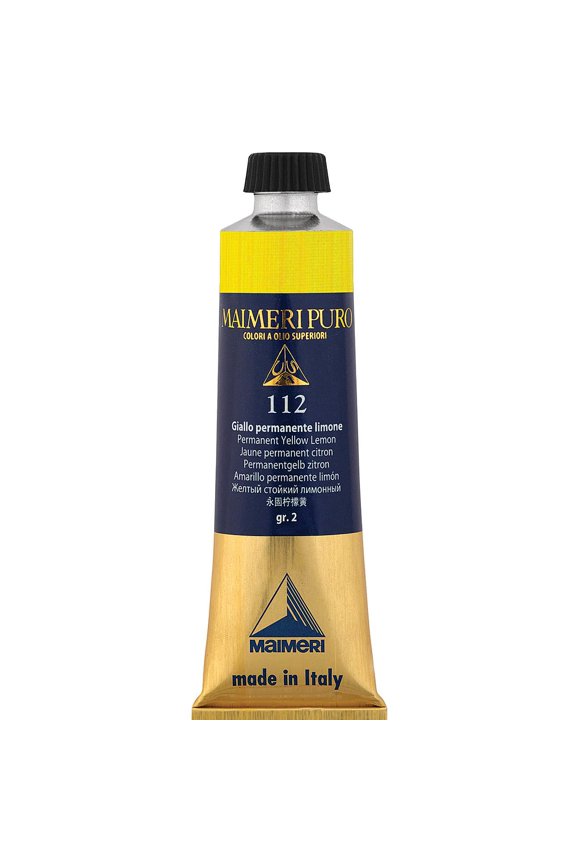Puro Oil Color - Permanent Yellow Lemon, 40 ml Tube