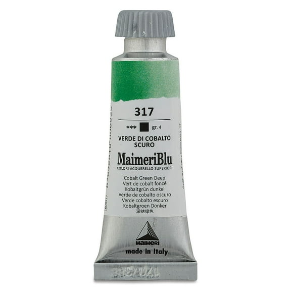 MaimeriBlu Superior Watercolor Paint 12ml-Cobalt Green Deep