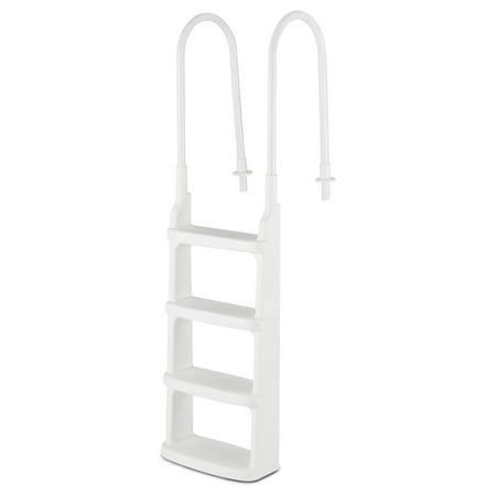 Main Access 200200 Easy Incline Above Ground In Pool Swimming Ladder, White