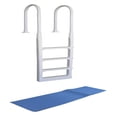 thumbnail image 1 of Main Access Pro Series Above Ground In Pool Ladder w/ Swimline 9" x 24" Mat, 1 of 8