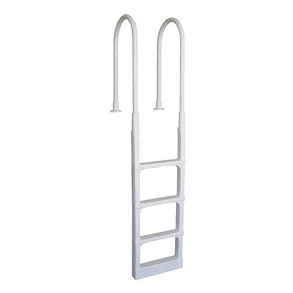Main Access 200300 ProSeries Above Ground Pool Step Ladder, White
