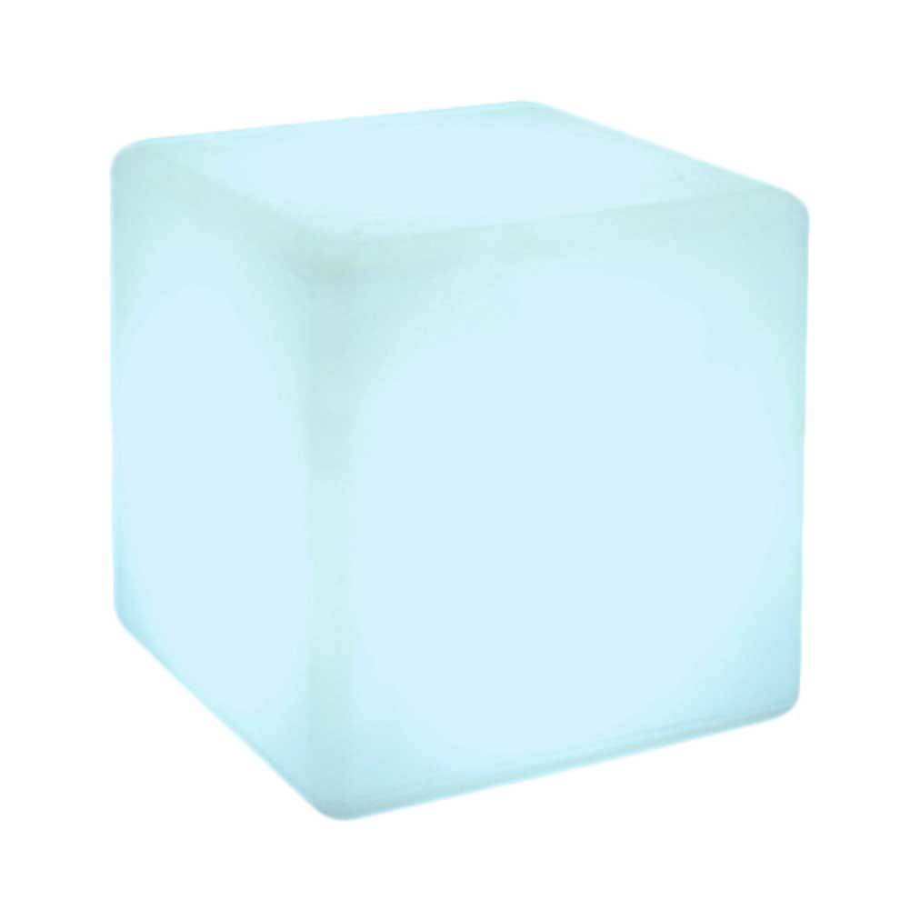 Waterproof 8" Color Changing LED Cube with Wireless Charging