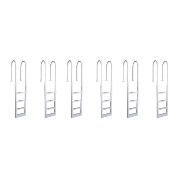 Main Access Pro Series Above Ground Swimming Pool In-pool Ladder (6 Pack)