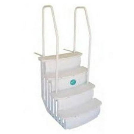 Main Access - iStep Above Ground Swimming Pool Deck Entry Steps Ladder + LED Light