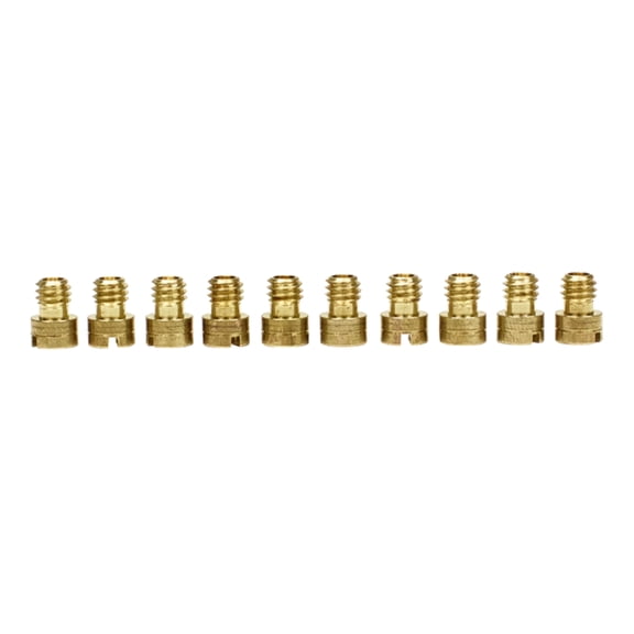 Main & Auxiliary Efficient Fuels Consumption set Carburetor Nozzle Set Enhances Engine Efficiency for Enthusiasts