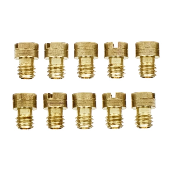 Main & Auxiliary Efficient Fuels Consumption set Carburetor Nozzle Set Enhances Engine Efficiency for Enthusiasts