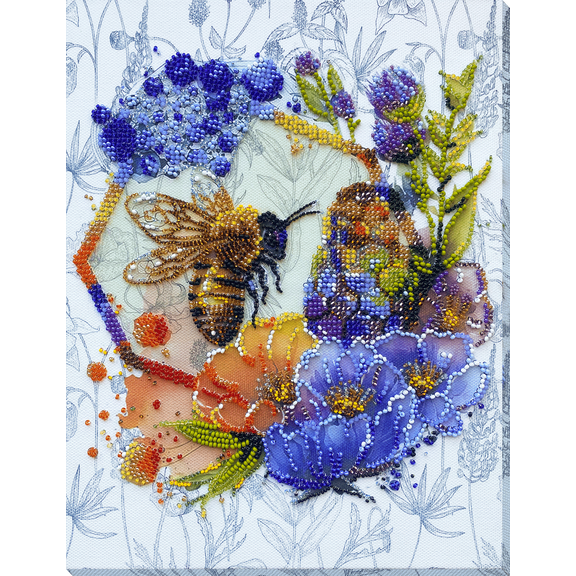 Main Bead Embroidery Kit - Flower honey AB-906