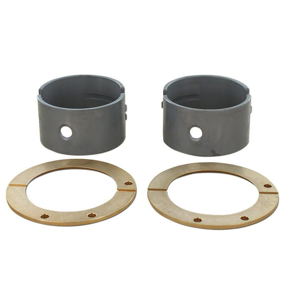 Main Bearing Set w/ Thrust Washers (For 0.010" undersize (1.990") main journal) Fits Massey Allis Chalmers Tractor 1005164M91 840887M91