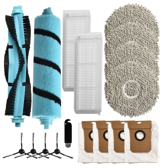 Main Brush Filter Mop Dust Bag Kit for Cecotec Vacuum Cleaner