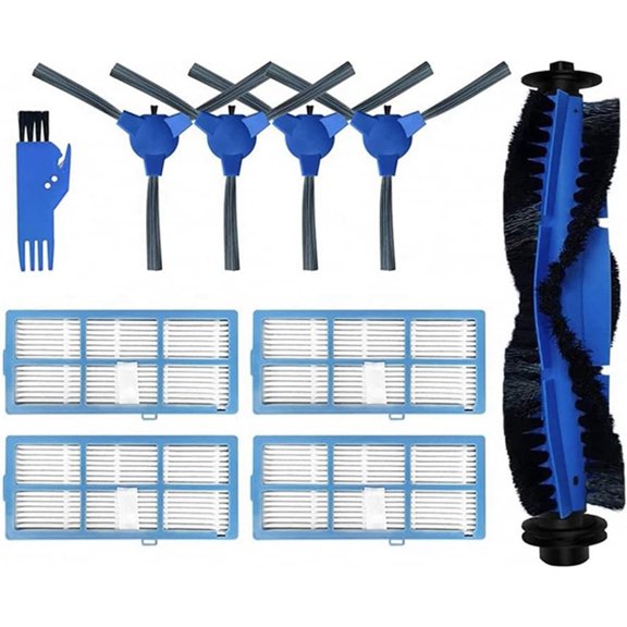 Main Brush Side Brush Hepa Filter Replacement Accessories,Compatible for Proscenic 850T Robot Vacuum Cleaner Spare Parts Kit
