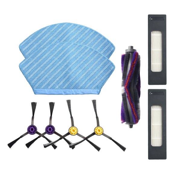 Main Brush Side Brush Mop Cloth Kit For Fakir Robert R-S 770