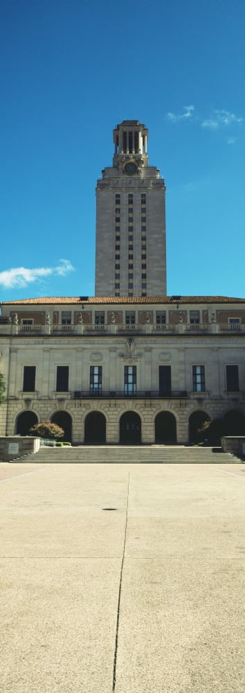 Main Building of University of Texas at Austin Austin Texas USA Canvas Art - Panoramic Images (27 x 9)