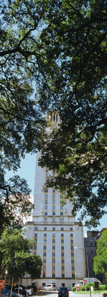 Main Building of University of Texas at Austin Austin Texas USA Canvas Art - Panoramic Images (27 x 9)