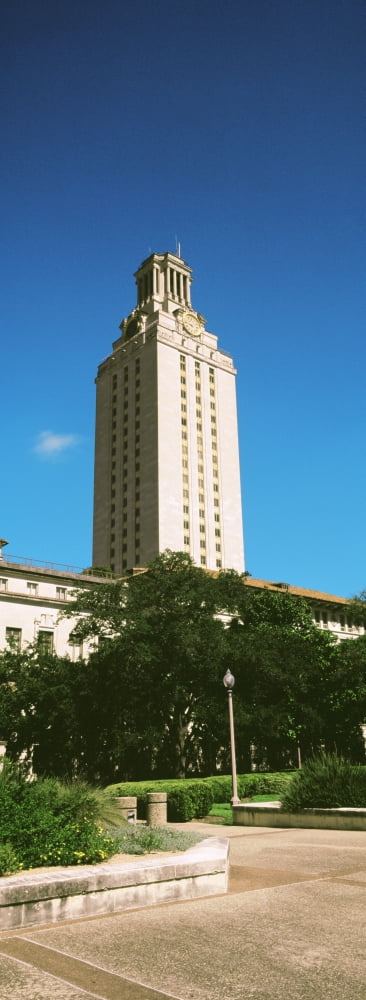 Main Building of University of Texas at Austin Austin Texas USA Canvas Art - Panoramic Images (36 x 12)