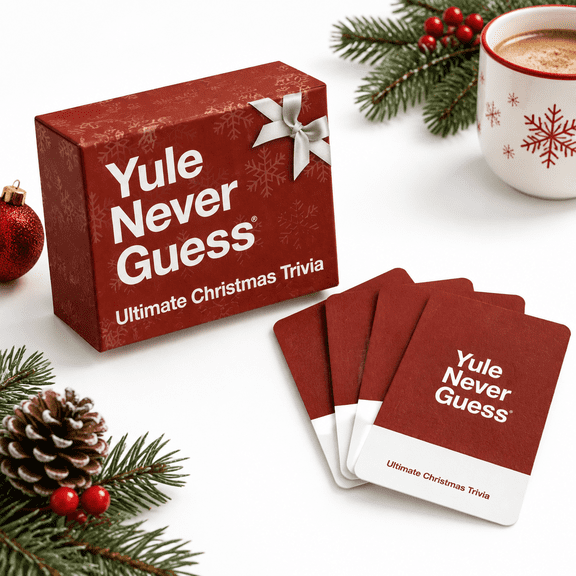 Main Christmas Game Trivia Card Game for Family Parties Ages 8 and Up