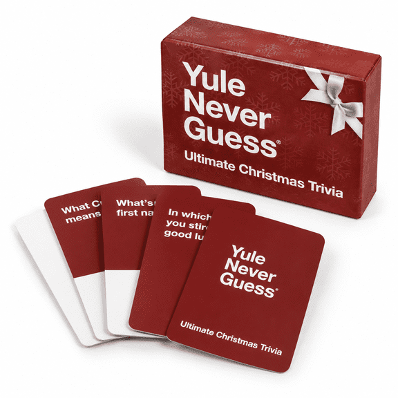 Main Christmas Game Trivia Card Game for Family and Adult Party Use