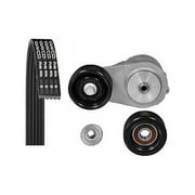 Main Drive Serpentine Belt Drive Component Kit - Compatible with 2003 - 2013 Acura MDX 2004 2005 2006 2007 2008 2009 2010 2011 2012