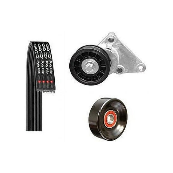 Main Drive Serpentine Belt Drive Component Kit - Compatible with 2007 Chevy Silverado 1500 Classic