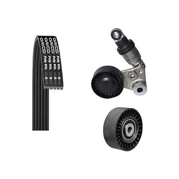 Main Drive Serpentine Belt Drive Component Kit - Compatible with 2009 Kia Borrego 3.8L V6