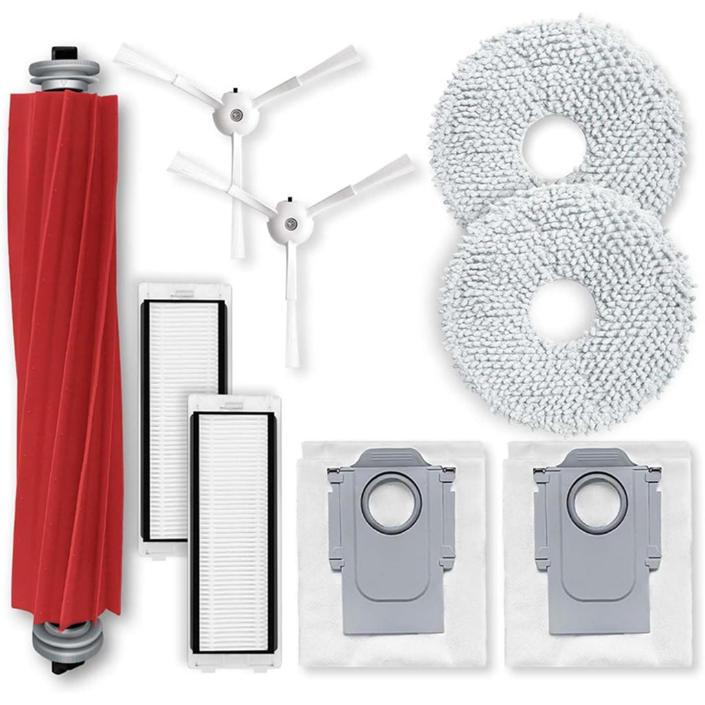 Main Edge Sweeping Brush Mop Hepa Filter Dust Bags For P10/QRevo Vacuum