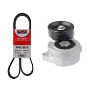 Main Engine Belt & Tensioner Fits For 2008-2012 Honda Accord 2.4L 31170-R40-A02