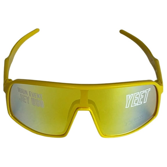 Main Event Jey Uso Yeet Adult Sport Shades Costume Glasses Gold