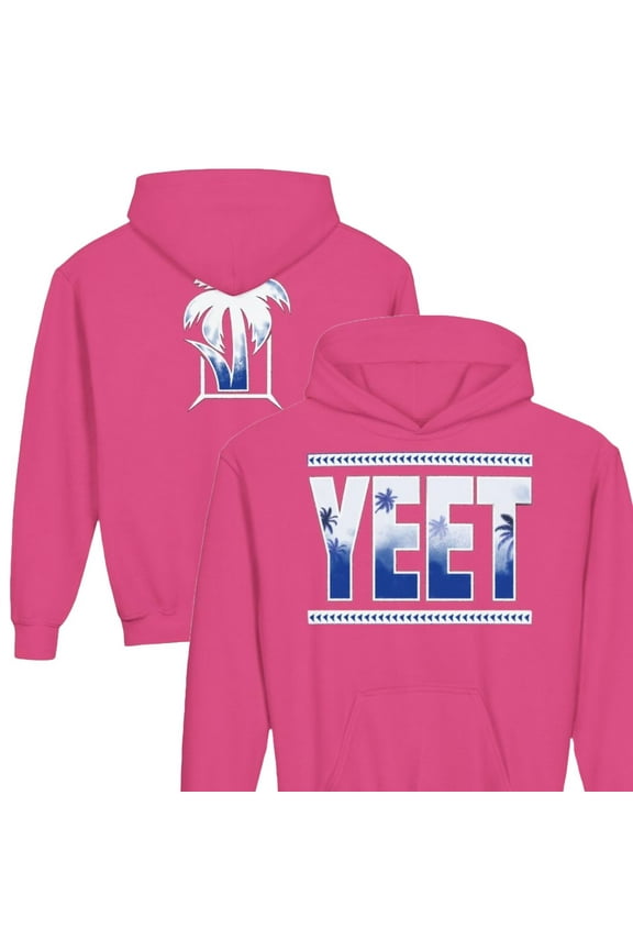 Main Event Jey Uso Yeet Bloodline Pink Kids Youth Pullover Hoody Sweatshirt