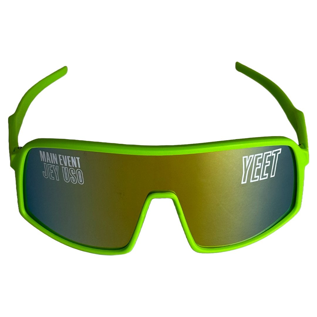 Main Event Jey Uso Yeet Sport Shades Costume Glasses Green