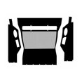 thumbnail image 1 of Main Headliner Black Basketweave Vinyl fits International 886 986 1086 1486, 1 of 1