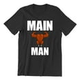 thumbnail image 1 of Main Man Side Chick Thanksgiving Couples Unisex Men's T-shirt For Men, 2XL, Black, 1 of 6