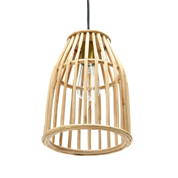 Main + Mesa Woven Bamboo Ceiling Light