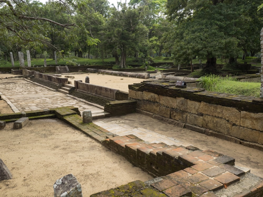 Main Refectory 1st c CE Abhayagiri Monastery Anuradhapura North Central Province Sri Lanka Canvas Art - Panoramic Images (12 x 16)