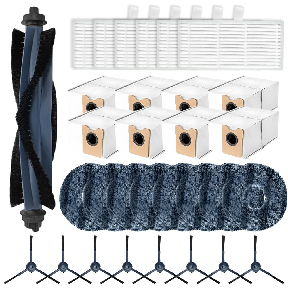 Main Side Brush Filter Mop Cloth Dust Bag Kit For eufy Robot vacuum for Omni C20