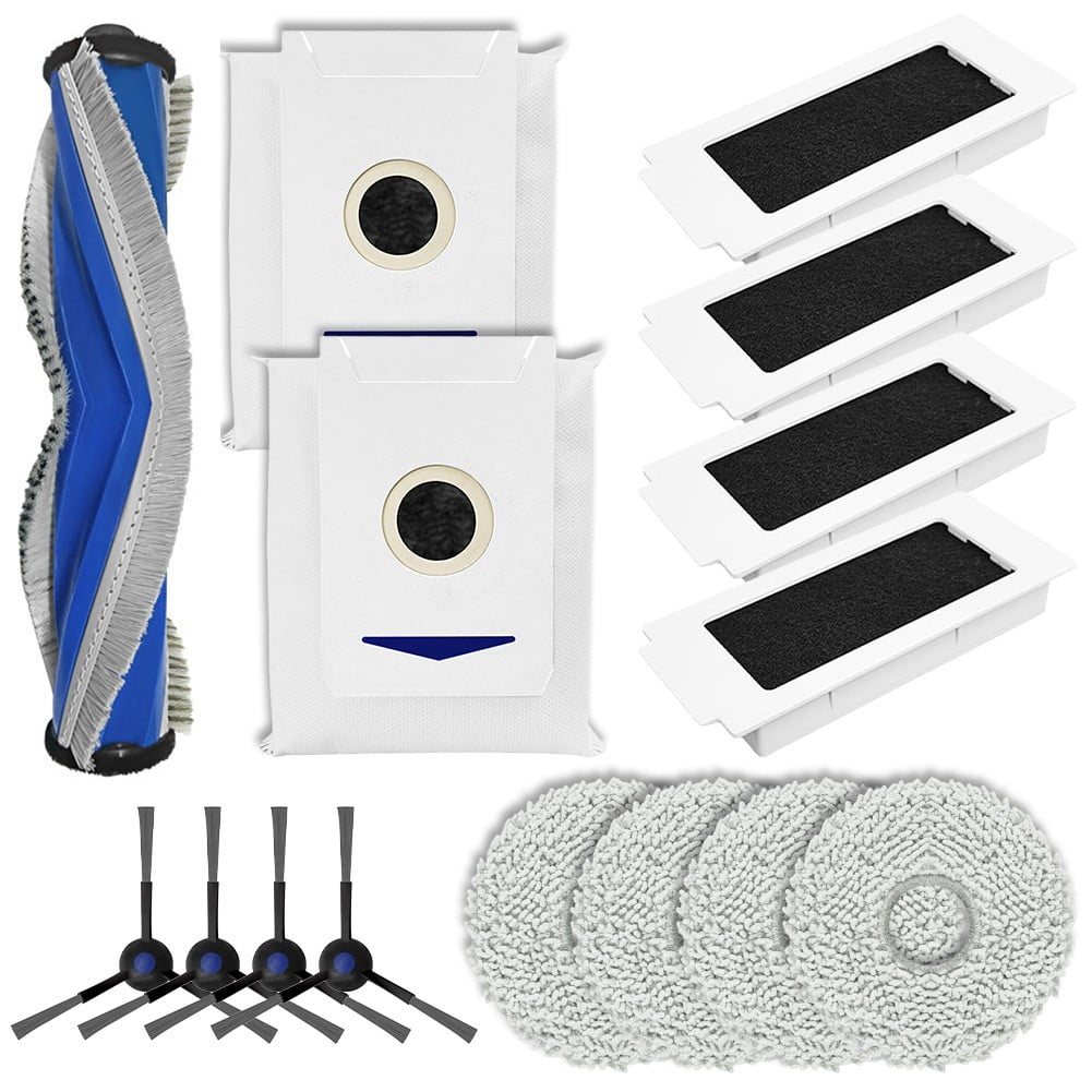 Feegow Wischmopp-Pads Für Yeedi M12 PRO+ & Ecovacs Deebot T30 - 10er Pack Mikrofasertücher