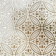 "Main Street 8"" x 8"" Gold Pastel Metallic Peel and Stick Tiles, Removable Backsplash Decor, 24 Pack"