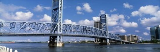 Main Street Bridge Jacksonville Florida USA Canvas Art - Panoramic Images (36 x 12)