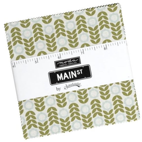 Main Street Charm Pack by Sweetwater ; 42 - 5" Precut Fabric Quilt Squares