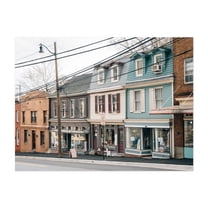 Main Street, Ellicott City 01 - Ellicott City Maryland Photography Unframed Wall Art Print 5 x 7 inches