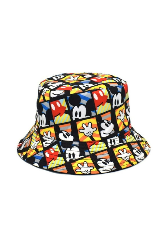 Mickey Mouse Cartoon Character Bucket Hat, One Size Fits Most, All Over Print