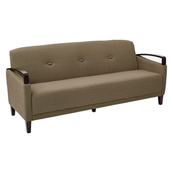 Main Street Sofa in Woven Seaweed Brown Fabric