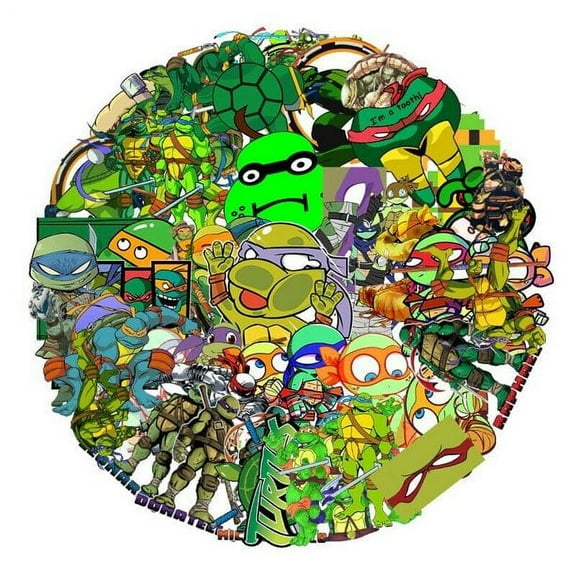 Main Street Teenage Mutant Ninja Turtles Assorted Stickers, 50 Count