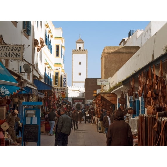 Main market street in Essaouira Morocco Poster Print by Panoramic Images
