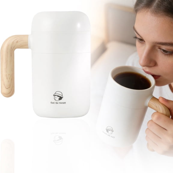 Main-sta Milk Frother, Battery-Powered Handheld Milk Frother Wand 4 In 1 Frother and Steamer Automatic Hot and Cold Maker and Warmer Frother For Coffee Latte Cappuccino Macchiato Matcha