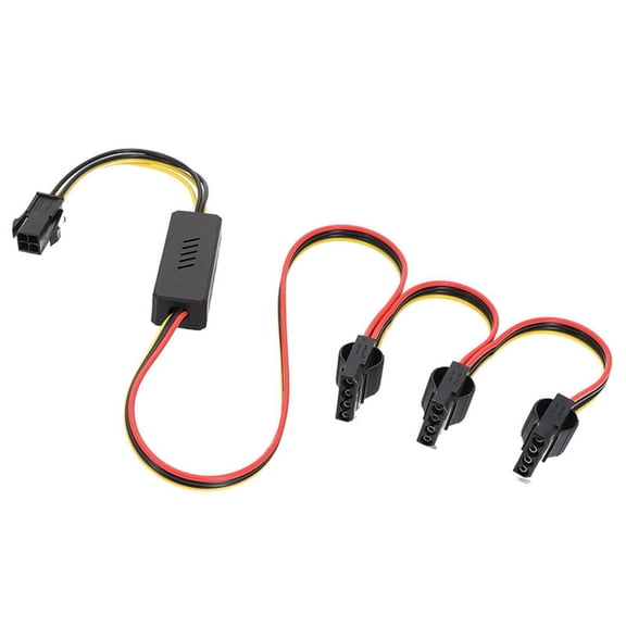 Mainboard 4Pin CPU to Large 4Pin Hard Disk Power Connection Extension Wire for Computer Assembly Hard Disk Splitter Cord