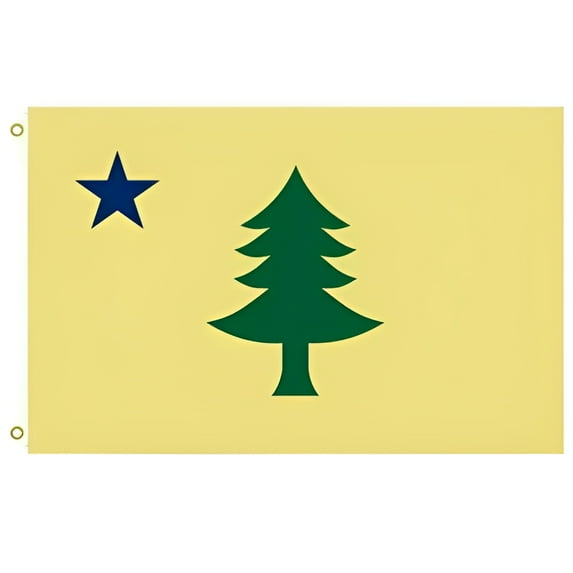 Maine 1901-1909 Flag Maine Flag 1901-1908 Flag outdoor Flag Flying flag 3x5ft