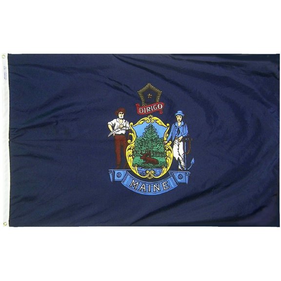 Maine - 5'X8' Nylon Flag