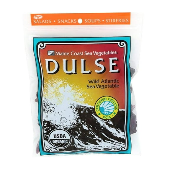Maine Coast Sea Vegetables Organic Dulse Wild Atlantic Sea Vegetable 2 oz pack of 4