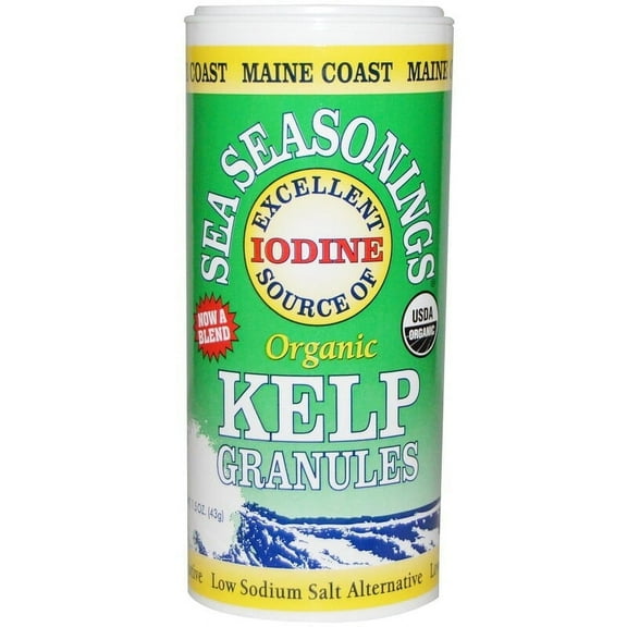 Maine Coast Sea Vegetables, Organic, Sea Seasonings, Kelp Granules, 1.5 oz Pack of 4