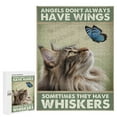 thumbnail image 1 of Maine Coon Cat 500 Piece Jigsaw Puzzle for Adults 20.5" x 15.0" - Kittens with Butterfly - 500 PC Cat Pet Lovers Challenging Puzzles, 1 of 8